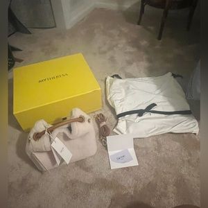 Elleme Natural Baozi Shearling Bag